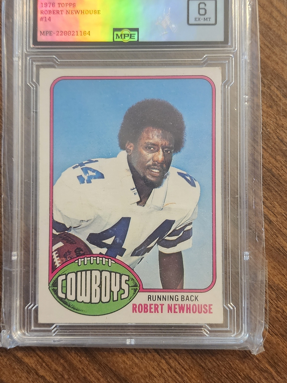 1976 TOPPS ROBERT NEWHOUSE #14 MPE 6